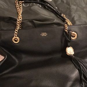 Vince Camuto black tote